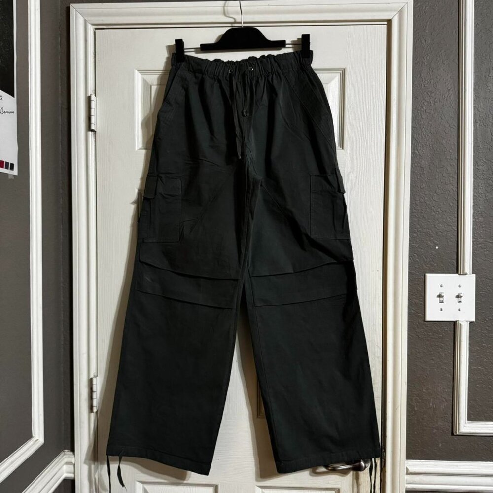 Baggy Dark Green Cargo Pants